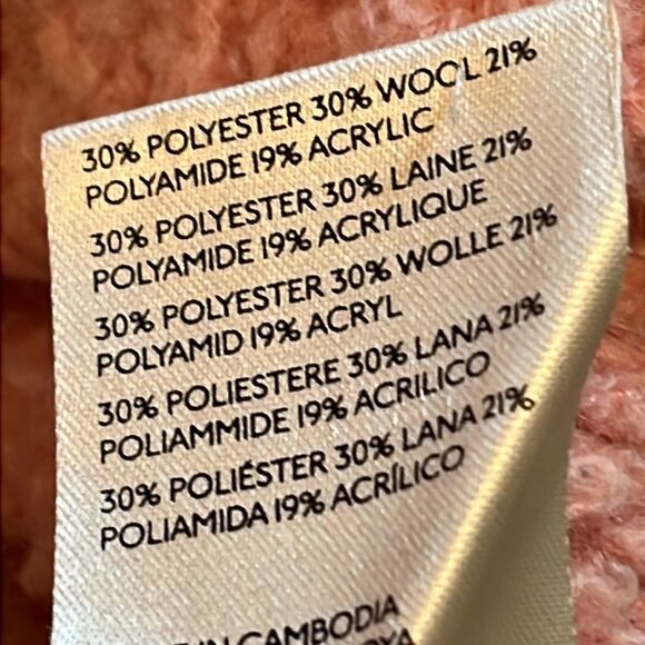 Free People Teddy Sweater Tunic in Pink Rosette Size Large - Picture 16 of 16